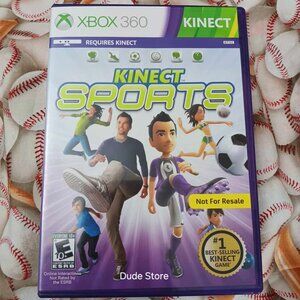 KINECT Sports For XBOX 360 Rated E For Everyone 10+  *Game Only* Requires KINECT